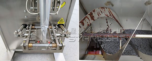 辣椒油包裝機細節展示